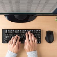 ワイヤレスキーボード　無線　メンブレン　コンパクト　テンキーレス　ブラック　400-SKB052　サンワサプライ　１個（直送品）