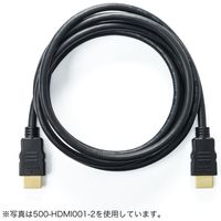 サンワダイレクト HDMIケーブル（0.6m・Ver1.4規格・PS4・XboxOne・フルハイビジョン対応） 500-HDMI001-06 1本（直送品）