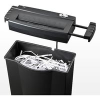 サンワダイレクト 電動シュレッダー(家庭用・ストレートカット・6枚細断・連続2分使用・カード対応) 400-PSD012 1台（直送品）