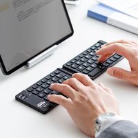 ワイヤレスキーボード　無線　Bluetooth　パンタグラフ　コンパクト　テンキーレス　ブラック　400-SKB061　サンワサプライ　１個（直送品）