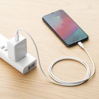 サンワダイレクト USB Type-C ライトニングケーブル 500-IPLM024W 1本（直送品）
