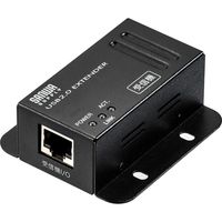 サンワダイレクト USBエクステンダー（USB延長・最大50m・USB2.0・USB2ポート・LANケーブル使用・テザー撮影） 1個（直送品）