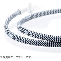 サンワダイレクト 電源タップ（USB充電・最大3.9A・おしゃれコード採用・ファブリック こたつコード使用・1m・ライトブラウン） 1個（直送品）