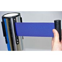 メタルテック パーテーションポールO型 青 O型BLUE 1セット（10個入）（直送品）