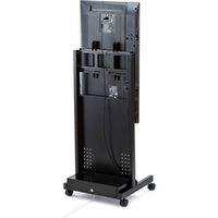サンワサプライ サイネージ向けモニタスタンド セキュリティーボックス付 幅542×奥行500×高さ1240mm ブラック CR-LAST30 1個（直送品）