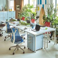 Garage ワーキングテーブル WG-127H 幅1200×奥行700×高さ720mm ホワイト/ホワイト 698313 1台（直送品）