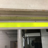 日東エルマテリアル プリズム反射マグネットシート 50mm×1m 蛍光レモン PHS-MAGNET50LY 1セット(1巻×5)