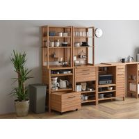 佐藤産業 LAFIKA（ラフィカ） レンジラック ハイタイプ 幅600×奥行400×高さ1800mm ナチュラル LF180-60LC NA 1台（直送品）