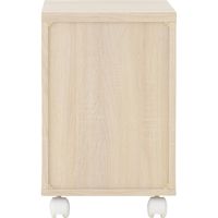 佐藤産業 HELM（ヘルム） サイドラック 幅350×奥行550×高さ538mm オークホワイト HMK50-35SR IV 1台（直送品）