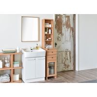 佐藤産業 DOLLY（ドリー） 隙間収納ラック 幅300×奥行400×高さ1700mm ナチュラル DO170-30SS DNA 1台（直送品）