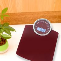 エム・ワイ・エス デジタル＆アナログ体重計EN（エン） YS-8258RD（直送品）