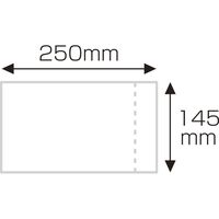 ササガワ デリバリーパック 完全密封タイプ 32-1452 1冊(100枚入)