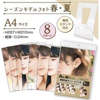 ササガワ 着画作成キット・ピアス用 シーズンモデルフォト(春・夏) 37-5005 1セット(8種各1枚袋入)