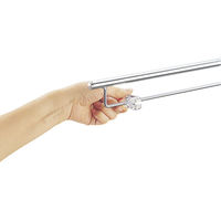 カワマタ化成 フロアーPOP立クローム FPS-1Cr 1箱（10台入）（直送品）