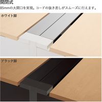 【組立設置込】コクヨ ワークヴィスタプラス 片面デスク 配線開閉式 幅1500×奥行725×高さ720 DWV-WD1507-SAWMP22 1台（直送品）