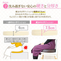 Netforce 円座 U字クッション マタニティ 病院 産後 妊婦 痔 床ずれ ブラック 1個（直送品）