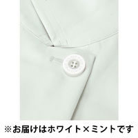 ジェラート ピケ&クラシコ 白衣 （レディス） ラインカラートップス 601 ホワイト×ミント S 1枚（直送品）