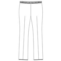 ジェラート ピケ&クラシコ パンツ（レディス） ナースストレートパンツ 604 ホワイト L 1枚（直送品）