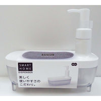 オーエ スマートホーム ディスペンサー スポンジホルダー付 ホワイト 51316 3個（直送品）