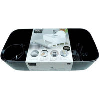 オーエ キッチン水切り スマートホーム ディッシュラックDX ブラック 51237 2個（直送品）