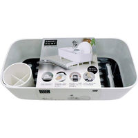 オーエ キッチン水切り スマートホーム ディッシュラックDX ホワイト 51236 2個（直送品）