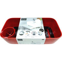 オーエ キッチン水切り スマートホーム ディッシュラックDX レッド 51231 2個（直送品）