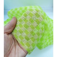 オーエ バス ボディタオル 洗えるタオル グリーン 61413 5個（直送品）