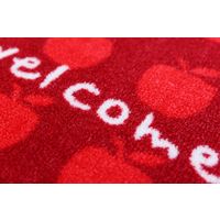 山崎産業 ホップマット リンゴがいっぱい #6 レッド 6635000006Y8R 1箱（1枚入）（直送品）