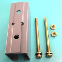 エスコ 3号トラックレール接続ホルダー EA970CF-3 1セット(3個)（直送品）