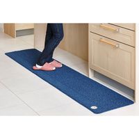 山崎産業 NEWクラスタイル キッチンマット45×210 ネイビー 4903180188598 1箱（1枚入）（直送品）