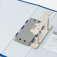 ライオン事務器 パイプ式F両開き環境No.763RK ブルー 11286 1冊