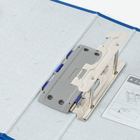 ライオン事務器 パイプ式F両開き環境No.753RK ブルー 11285 1冊