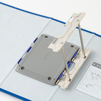 ライオン事務器 パイプ式F両開き環境No.7105RKブルー 11380 1冊