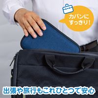ナカバヤシ 健康サポートポーチ ライトブルー IF-3031LB 1個