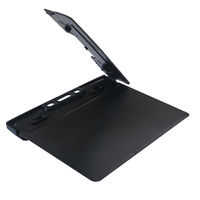 アイ・エス 吊り下げ名札用ケース 開閉式 ヨコ型 ヨコ開き 黒 INM-23 1セット(20枚:10枚×2パック)