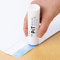 トンボ鉛筆 スティックのり 消えいろピットG(大) 1個パック HCA-131 1セット(5本)