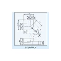 マックエイト プリント板穴なし取付台 SFシリーズ プリント板板厚1.6mm(100個入り) SF1.6 1袋(100個)（直送品）