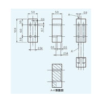 マックエイト LED用スペーサー 2段型(100個入) LW-1 1袋(100個) 63-3145-61（直送品）