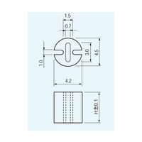 マックエイト LED用スペーサー 5.5mm(100個入) LM-5.5 1袋(100個) 63-3145-54（直送品）