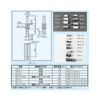 マックエイト 超小型パネルチェック用端子 プラグ(はんだ式) 黒(10個入) OP-7-1クロ 1袋(10個) 63-3122-27（直送品）