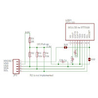 スイッチサイエンス I2C接続の小型LCD搭載ボード(3.3V版) SSCI-014052 1個 63-3117-50（直送品）