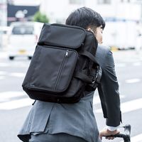 サンワサプライ 3WAYビジネスバッグ パソコンバッグ 13.3インチワイド対応 シングルタイプ BAG-3WAYT2BK 1個
