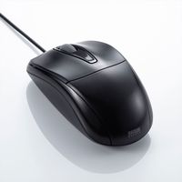 サンワサプライ 有線マウス 光学式 3ボタン 静音マウス 1.5m 中型サイズ ブラック MA-122HBK 1個