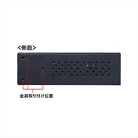 サンワサプライ 長距離伝送・ギガビット対応PoEスイッチングハブ 5ポート PoE+対応 LAN-GIGAPOE51 1個（直送品）