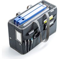 サンワサプライ テレワークミーティングバッグ グレー BAG-TW2GY