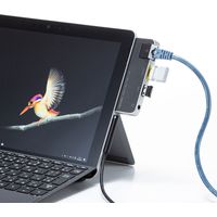 サンワサプライ SurfaceGo用USB3.1 Gen1(USB3.0)ハブ USB-3HSS5BK 1個