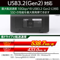 エレコム USB3.1(Gen2)対応4bayHDDケース/ブラック LGB-4BNHUC 1個