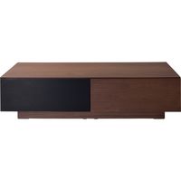 東谷 フルモス センターテーブル 幅1200×奥行600×高さ300mm ブラウン JPT-334WAL 1台（直送品）