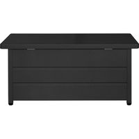 東谷 ラルド ストレージセンターテーブル 幅900×奥行490×高さ400mm ブラック TPN-35BK 1台（直送品）