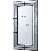 東谷 ミラー 幅800×奥行90×高さ1500mm TSM-81 1個（直送品）